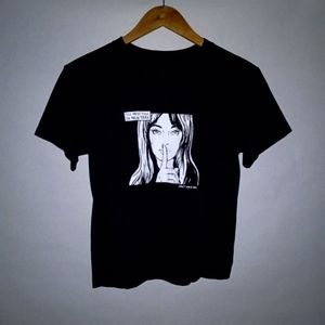 J.Galt Make plans in the Ashlyn Ill Meet You in New York Cropped Top fitted tee